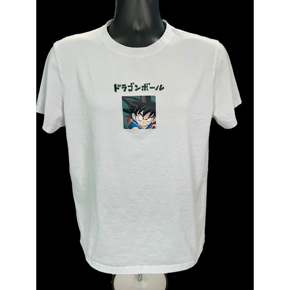 Dragon Ball Z x Peacebird White Graphic Tee 2XL | Goku Rare Anime T-Shirt